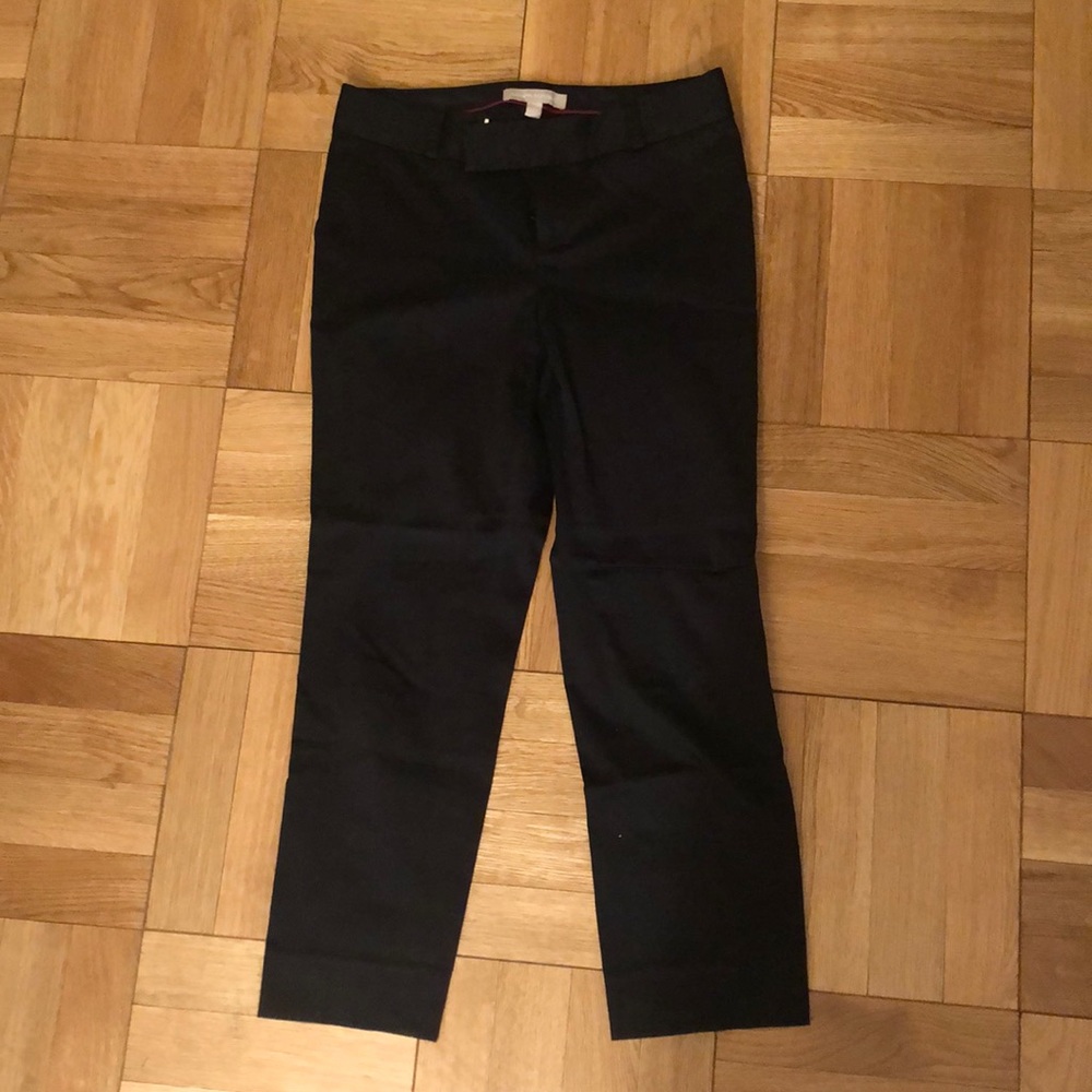 Black cropped trouser